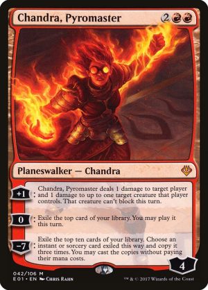 Chandra, Pyromaster - Archenemy: Nicol Bolas-(042)