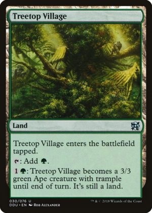 Treetop Village - Duel Decks: Elves vs. Inventors-(030)