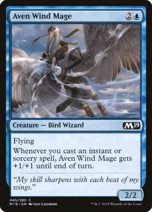 Aven Wind Mage - Core Set 2019-(045)