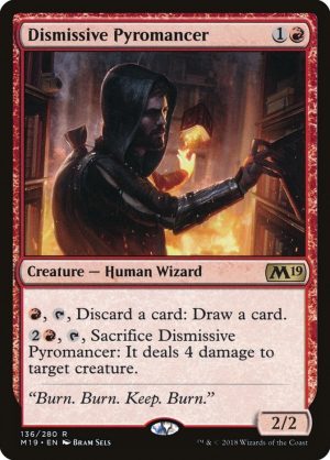 Dismissive Pyromancer - Core Set 2019-(136)