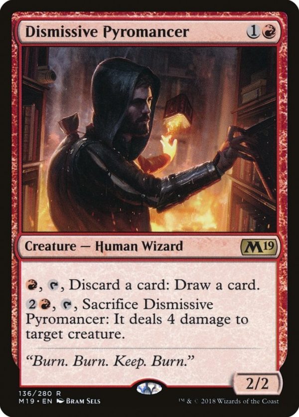 Dismissive Pyromancer - Core Set 2019-(136)