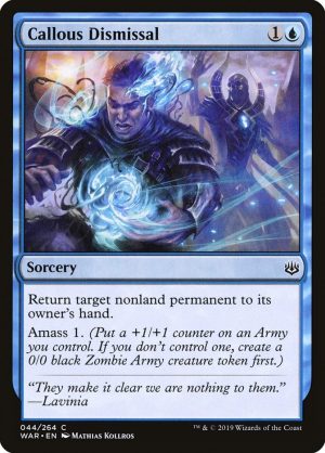 Callous Dismissal - War of the Spark-(044)-Foil