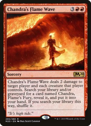 Chandra's Flame Wave - Core Set 2020-(295)