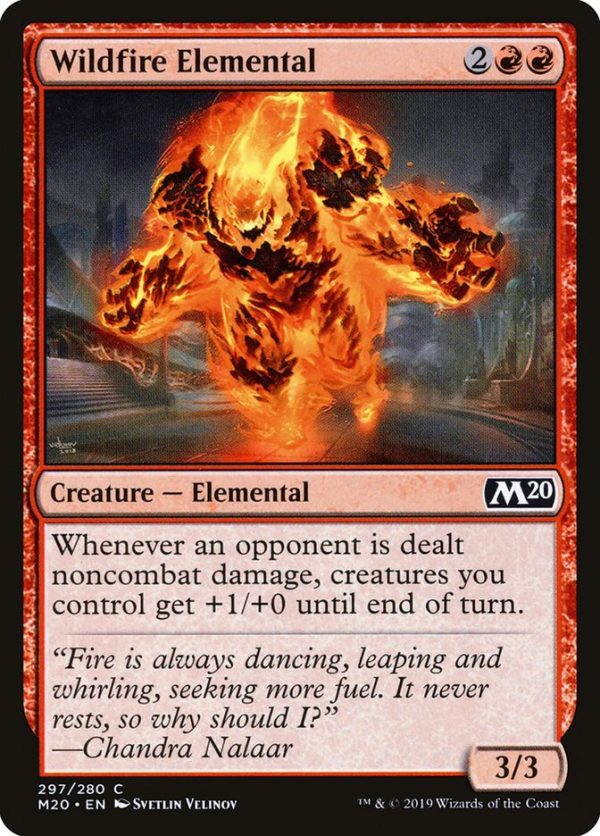 Wildfire Elemental - Core Set 2020-(297)