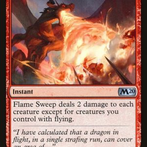 Flame Sweep - Core Set 2020-(139)-Foil