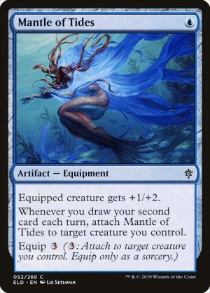 Mantle of Tides - Throne of Eldraine-(052)-Foil