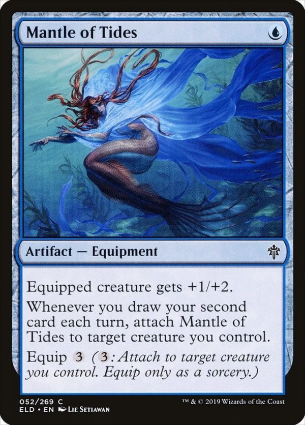 Mantle of Tides - Throne of Eldraine-(052)-Foil