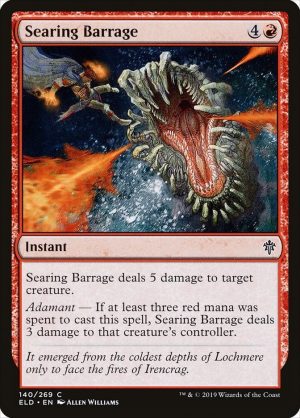 Searing Barrage - Throne of Eldraine-(140)