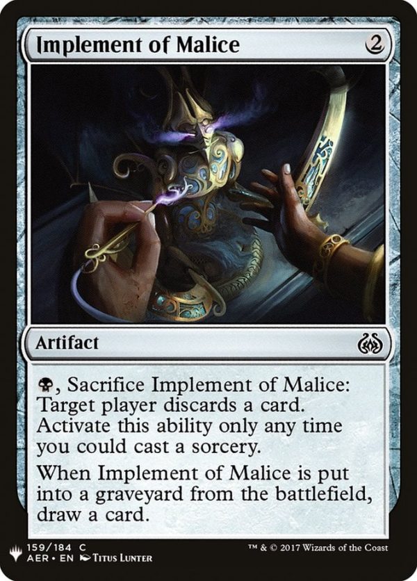 Implement of Malice - The List-(159)