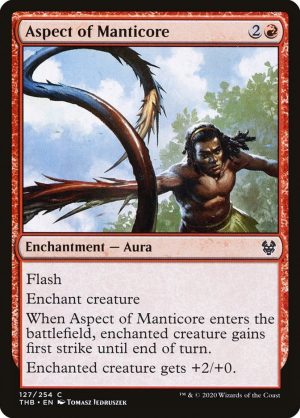 Aspect of Manticore - Theros Beyond Death-(127)-Foil