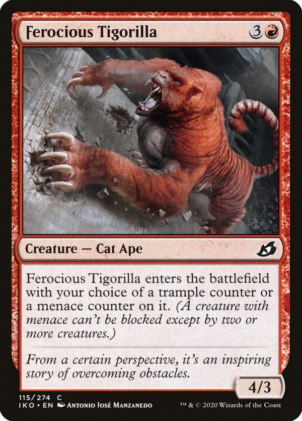 Ferocious Tigorilla - Ikoria: Lair of Behemoths-(115)