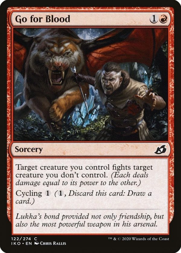 Go for Blood - Ikoria: Lair of Behemoths-(122)-Foil