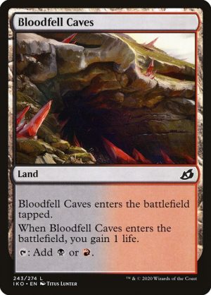 Bloodfell Caves - Ikoria: Lair of Behemoths-(243)-Foil