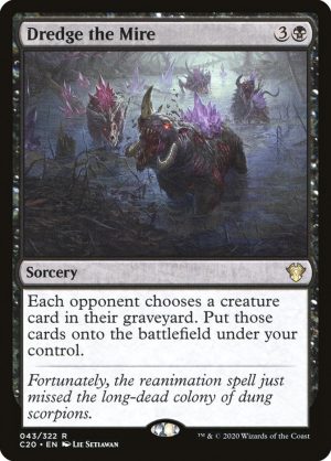 Dredge the Mire - Commander 2020-(043)