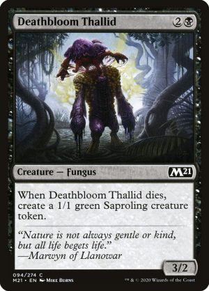 Deathbloom Thallid - Core Set 2021-(094)