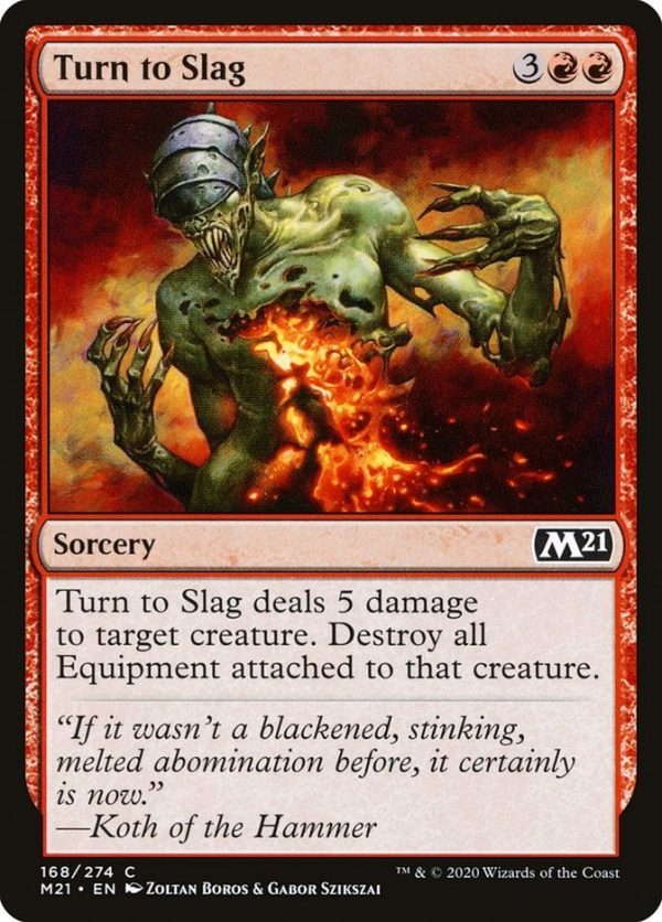 Turn to Slag - Core Set 2021-(168)
