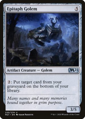 Epitaph Golem - Core Set 2021-(230)