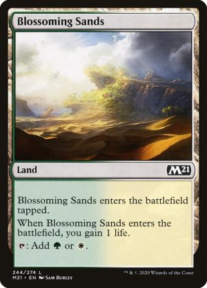 Blossoming Sands - Core Set 2021-(244)-Foil