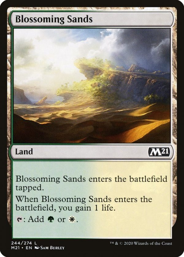 Blossoming Sands - Core Set 2021-(244)-Foil