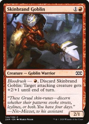 Skinbrand Goblin - Double Masters-(144)