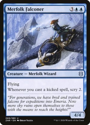 Merfolk Falconer - Zendikar Rising-(069)