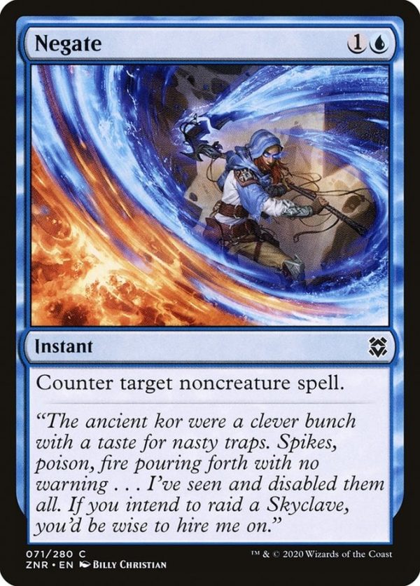 Negate - Zendikar Rising-(071)-Foil