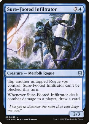Sure-Footed Infiltrator - Zendikar Rising-(083)