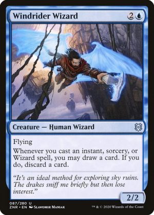 Windrider Wizard - Zendikar Rising-(087)