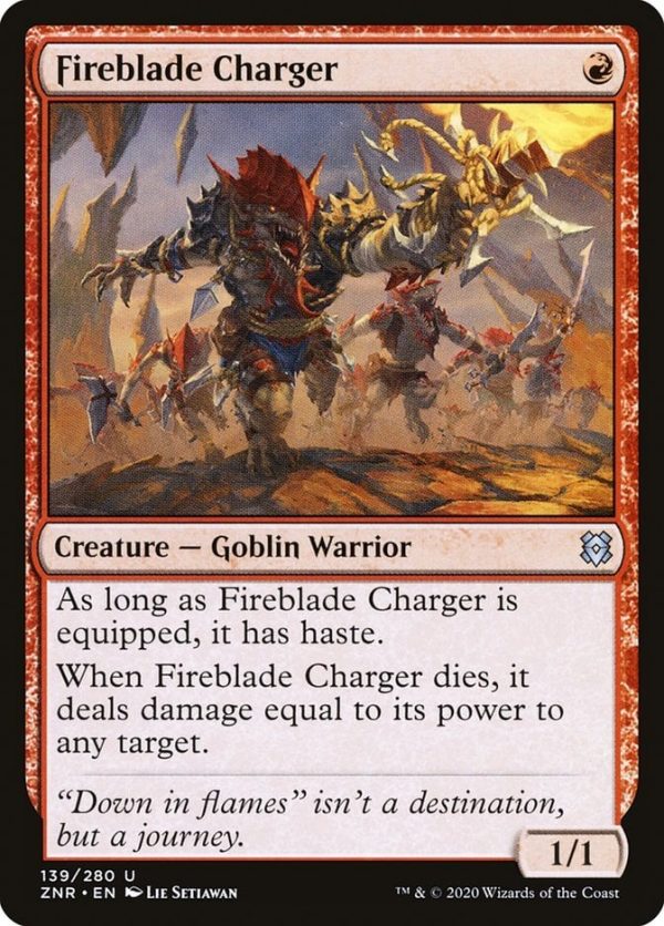 Fireblade Charger - Zendikar Rising-(139)