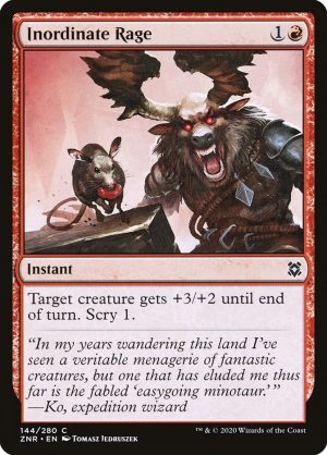 Inordinate Rage - Zendikar Rising-(144)