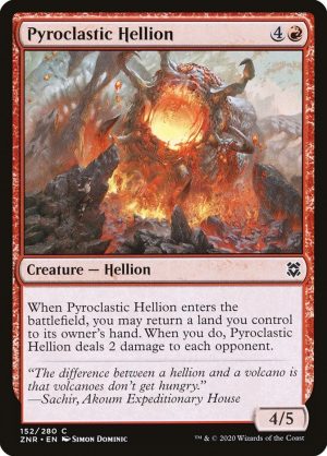 Pyroclastic Hellion - Zendikar Rising-(152)