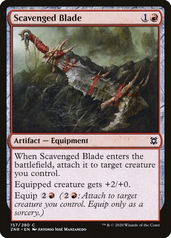Scavenged Blade - Zendikar Rising-(157)