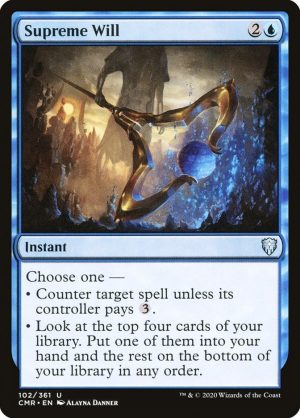 Supreme Will - Commander Legends-(102)-Foil