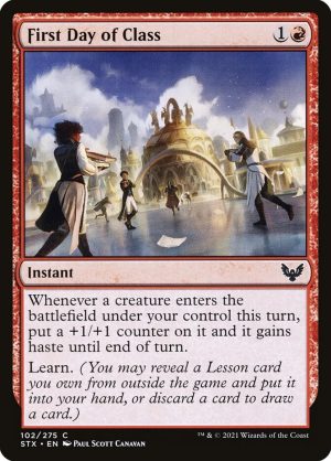 First Day of Class - Strixhaven: School of Mages-(102)-Foil