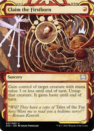 Claim the Firstborn - Strixhaven Mystical Archive-(037)-Foil