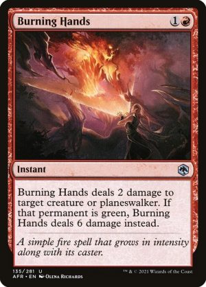 Burning Hands - Adventures in the Forgotten Realms-(135)-Foil