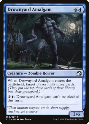 Drownyard Amalgam - Innistrad: Midnight Hunt-(050)-Foil