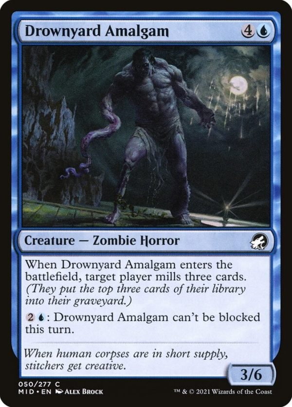 Drownyard Amalgam - Innistrad: Midnight Hunt-(050)-Foil