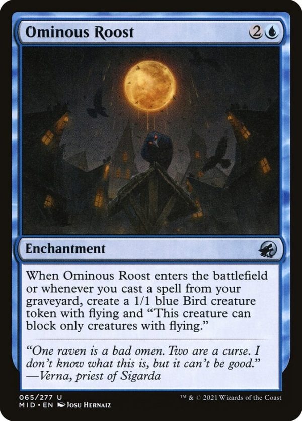 Ominous Roost - Innistrad: Midnight Hunt-(065)