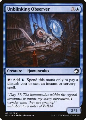 Unblinking Observer - Innistrad: Midnight Hunt-(082)-Foil