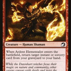 Ardent Elementalist - Innistrad: Midnight Hunt-(128)-Foil