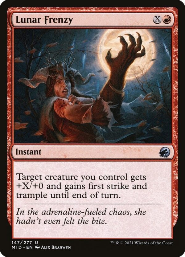 Lunar Frenzy - Innistrad: Midnight Hunt-(147)