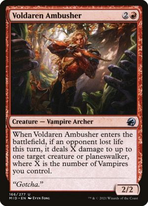 Voldaren Ambusher - Innistrad: Midnight Hunt-(166)