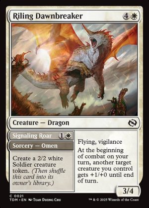 Riling Dawnbreaker // Signaling Roar - Tarkir: Dragonstorm-(021)