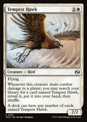 Tempest Hawk - Tarkir: Dragonstorm-(031)