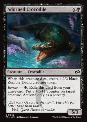 Adorned Crocodile - Tarkir: Dragonstorm-(069)