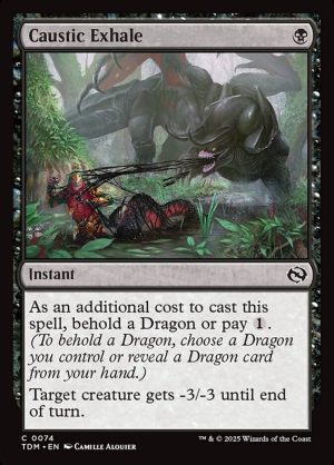Caustic Exhale - Tarkir: Dragonstorm-(074)