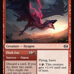 Stormshriek Feral // Flush Out - Tarkir: Dragonstorm-(124)