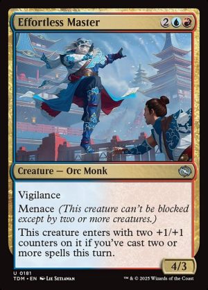 Effortless Master - Tarkir: Dragonstorm-(181)-Foil