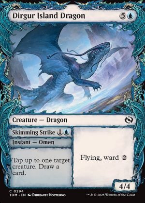 Dirgur Island Dragon // Skimming Strike - Tarkir: Dragonstorm-(294)-Foil